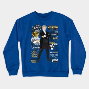 12th Doctor Quotes Crewneck Sweatshirt